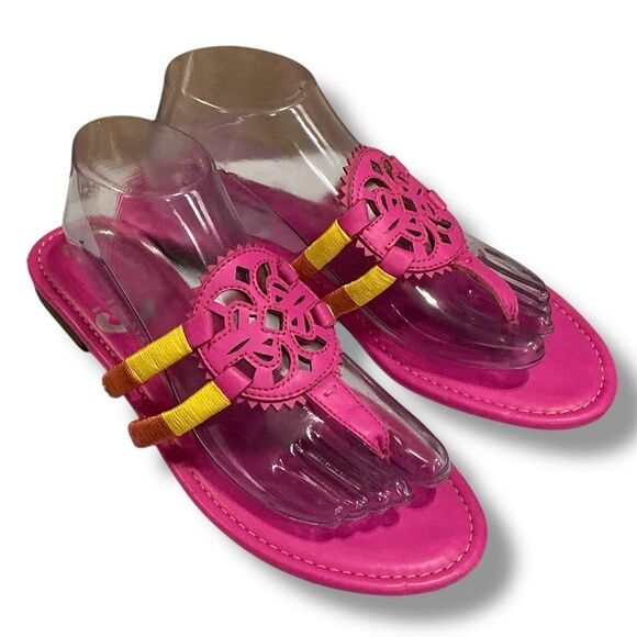 Circus by Sam Edelman Canyon Pink Slip On Thong Sandals Flip Flops - Picture 9 of 10